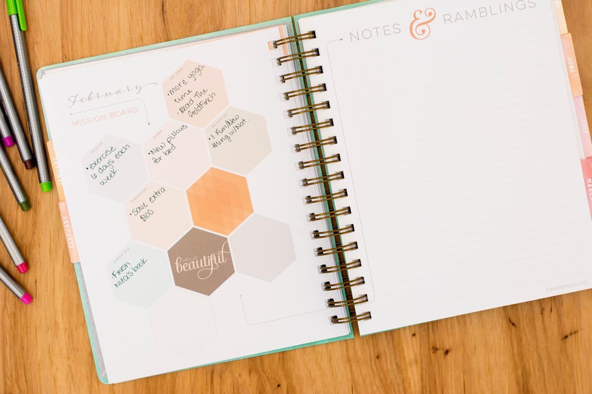 inkwell press livewell planner