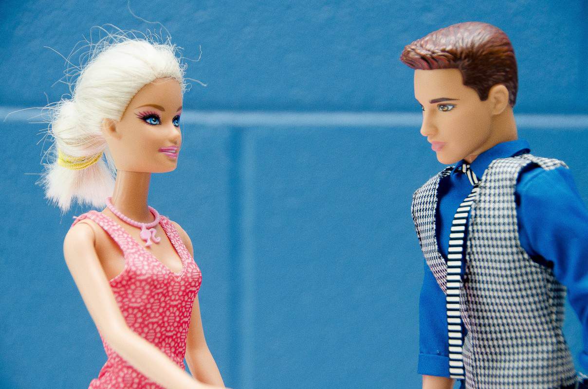 ken and barbie displaying office sexism