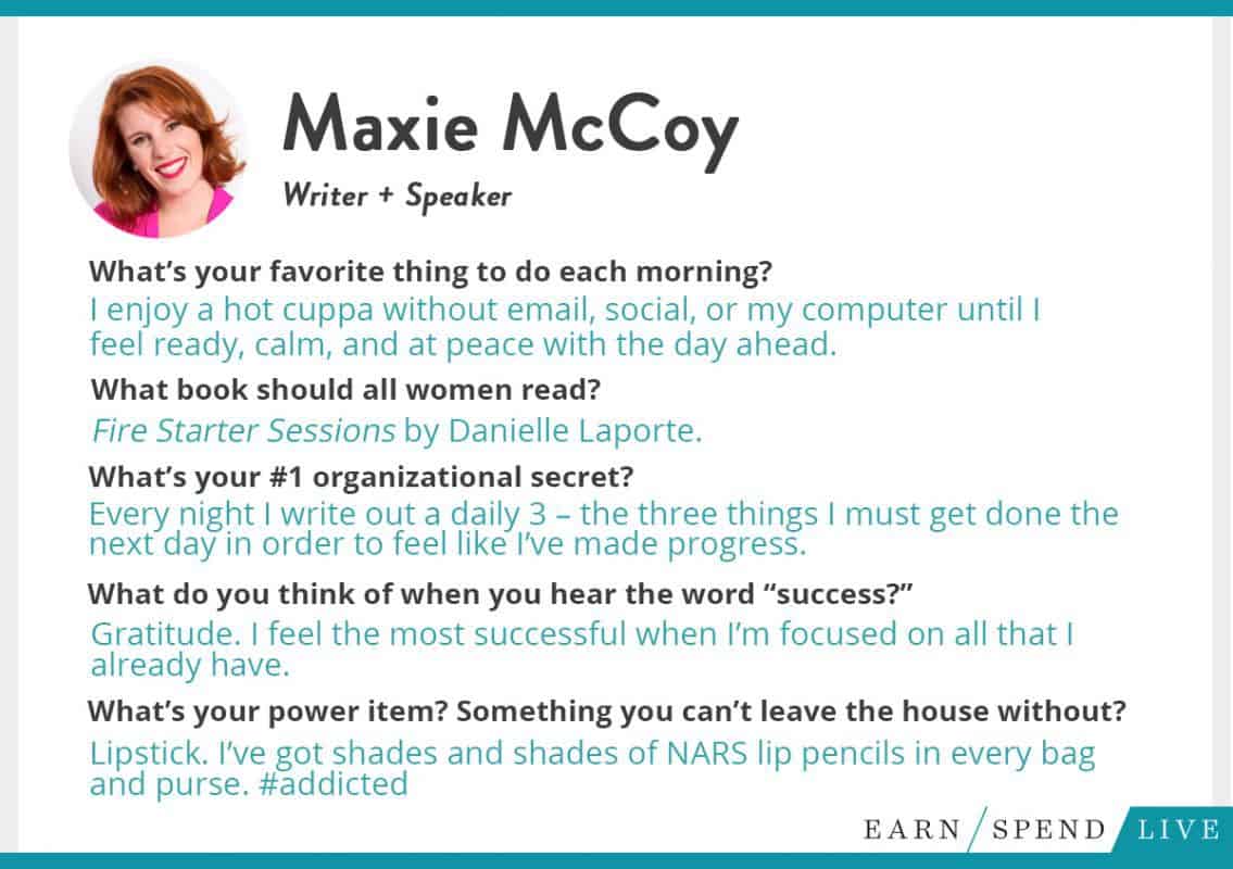Real Talk With Maxie McCoy, Motivational Maven