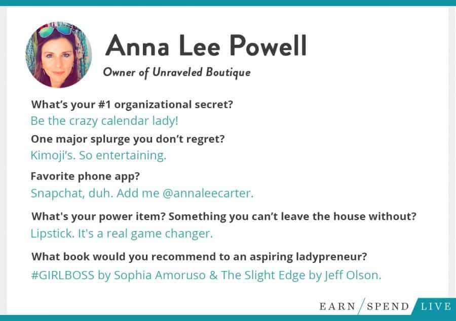 Real Talk With Anna Lee Powell, Owner of Unraveled Boutique