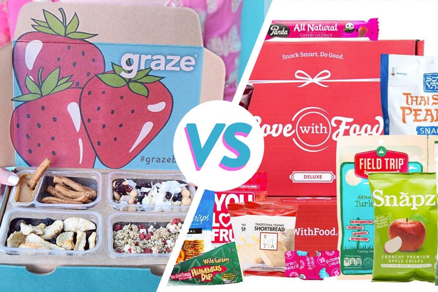 Love With Food vs. Graze: Which Snack Subscription Box is Right for You?