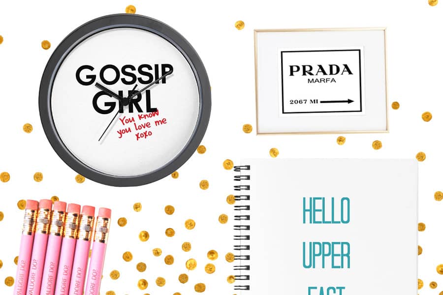 Deskorations: Gossip Girl Desk Essentials