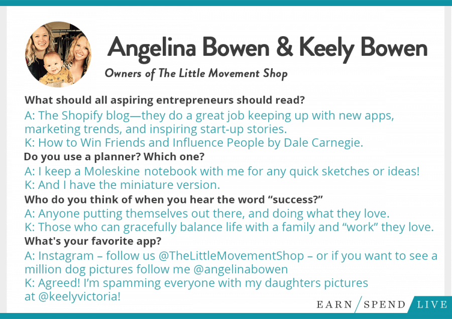 Real Talk With Angelina Bowen & Keely Bowen, Owners of The Little Movement Shop