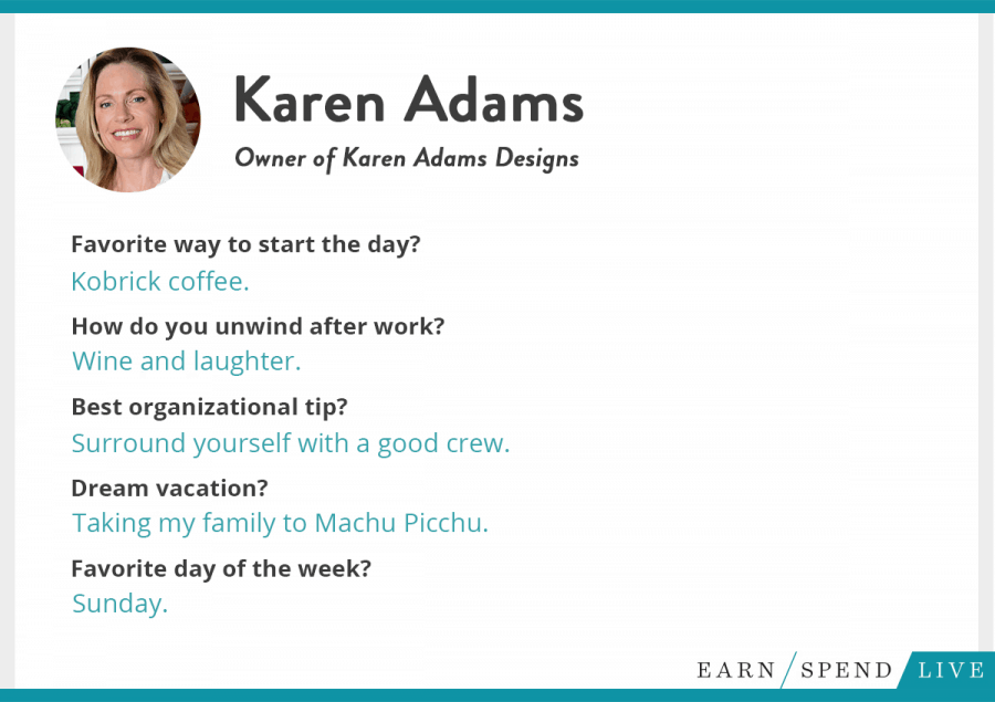 Real Talk With Karen Adams, Owner of Karen Adams Designs