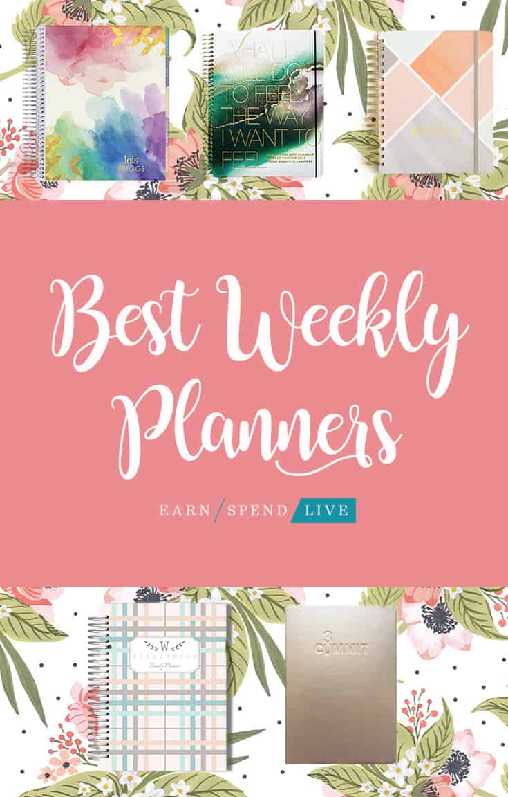 The Best Weekly Planners - Earn Spend Live