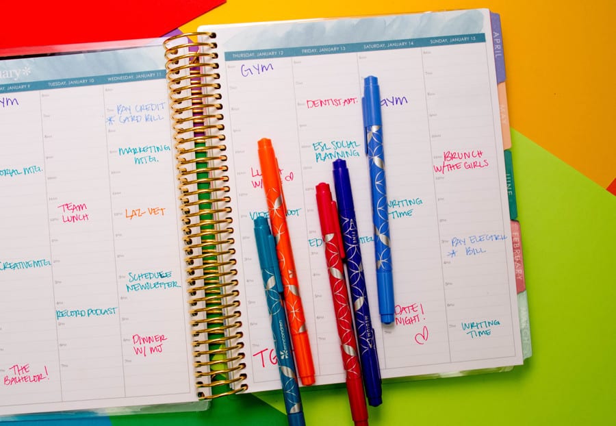 how to use a planner