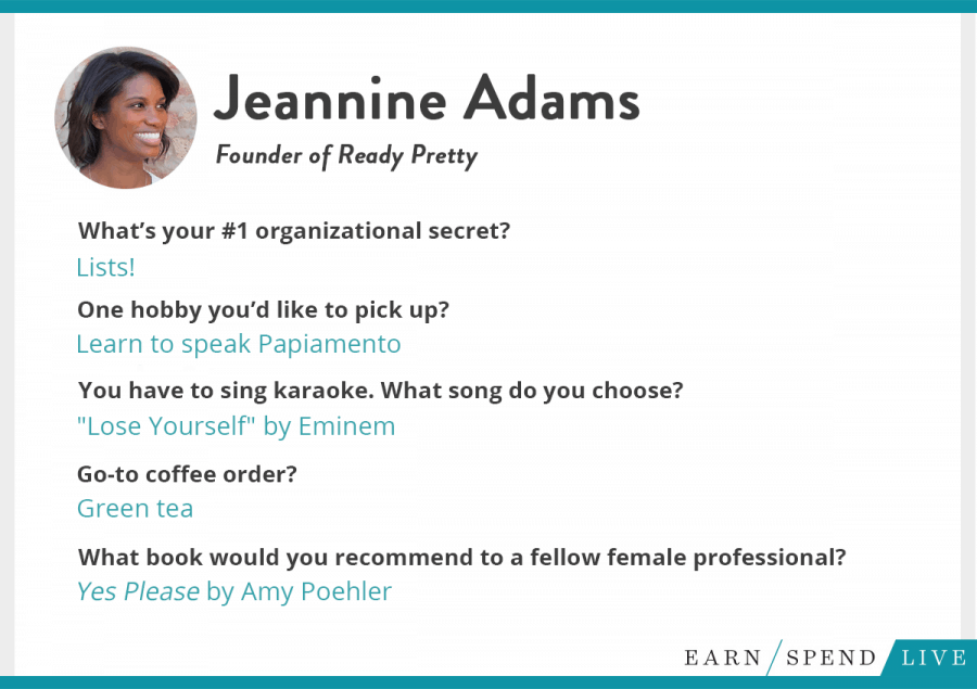 Real Talk With Jeannine Adams, Founder of Ready Pretty