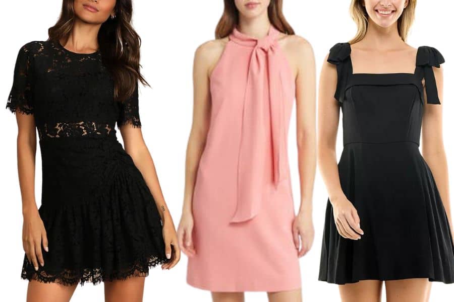A-line, fit and flare graduation dresses