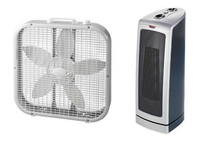 first apartment essentials - fan and heater