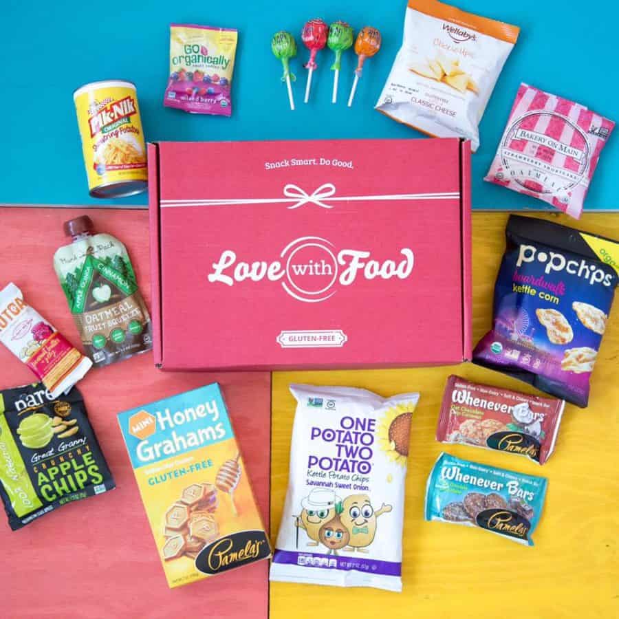 cool subscription boxes: love with food