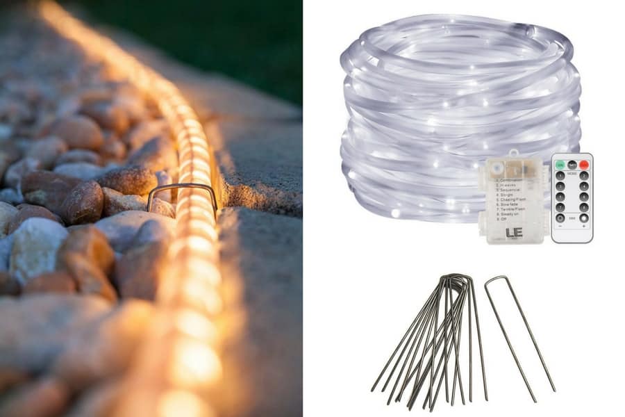 rope outdoor lighting for pathways