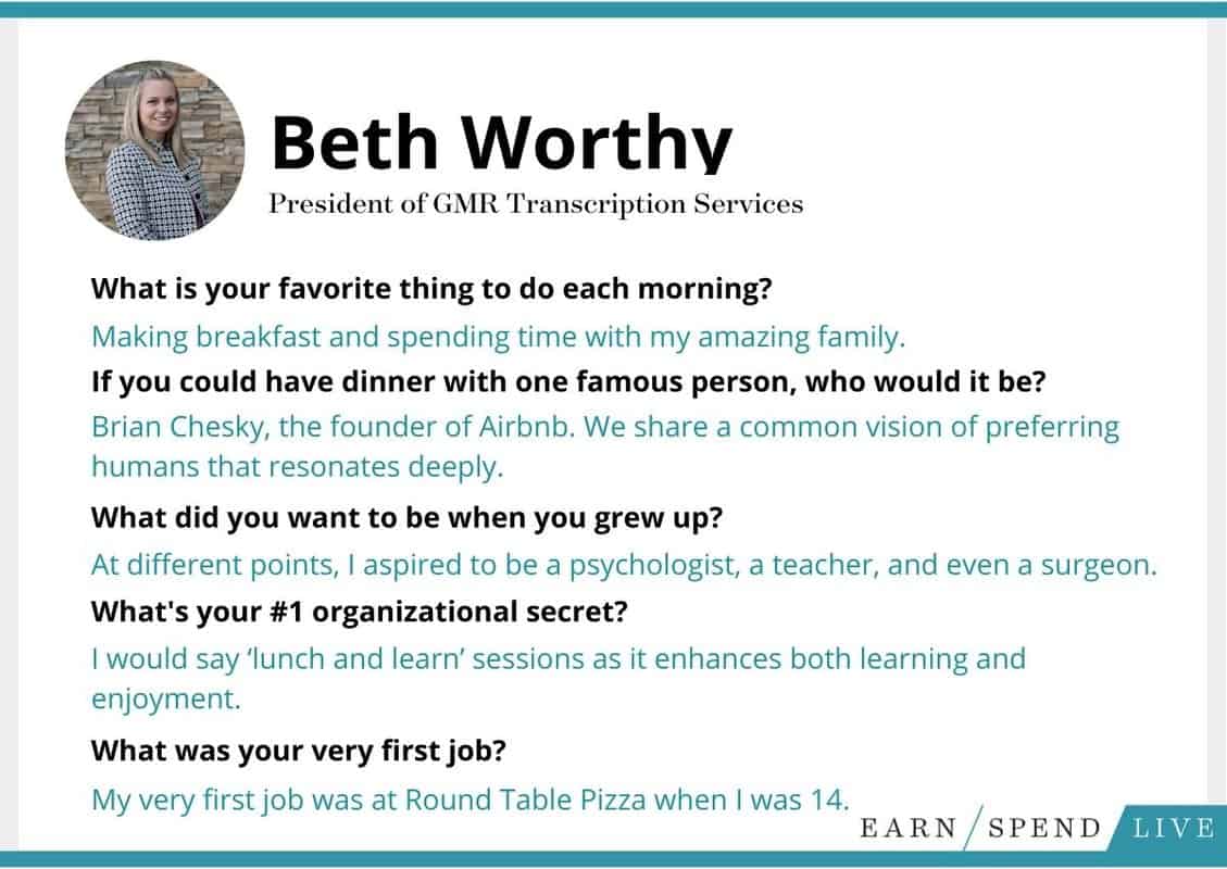 Beth Worthy questions and answers
