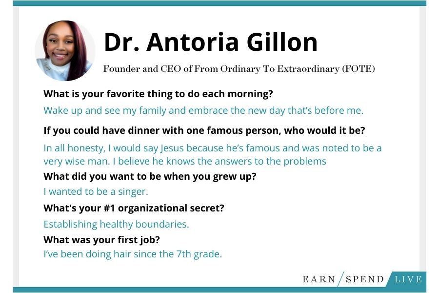 Dr. Antoria Gillon Facts